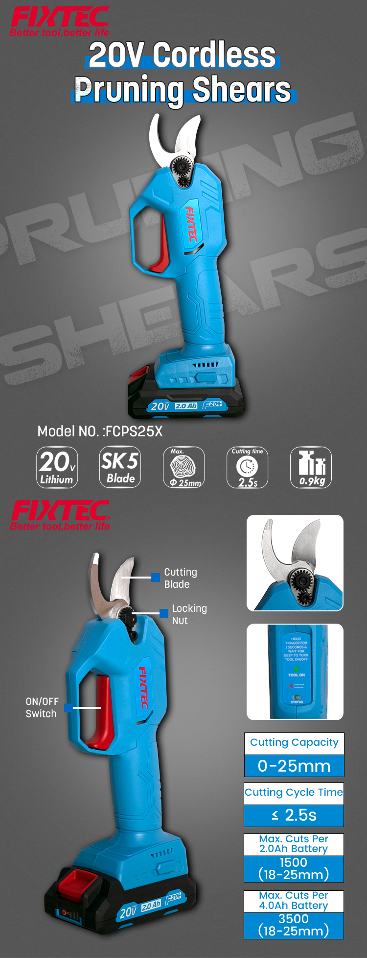 cordless pruning shears wholesale