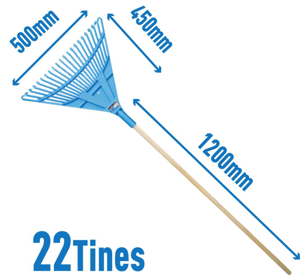 plastic garden rake