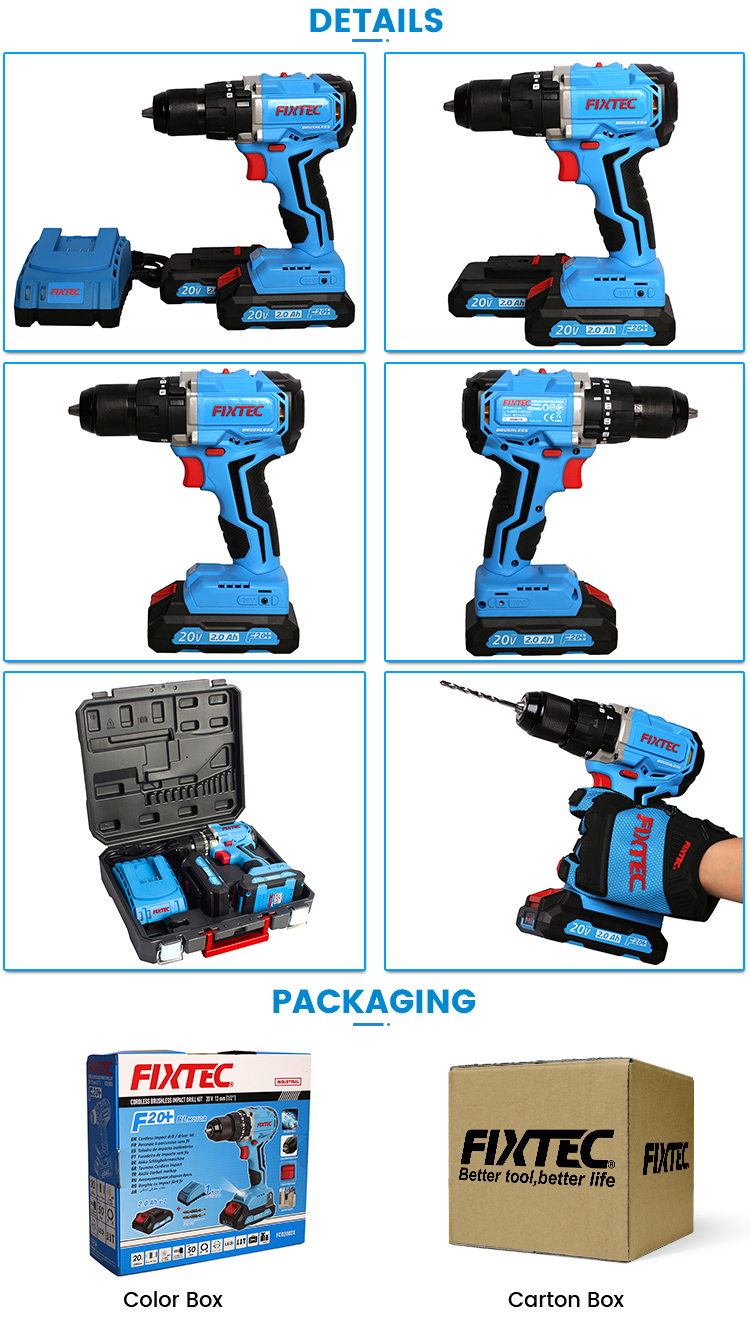 20V Li-ion Brushless Impact Drill