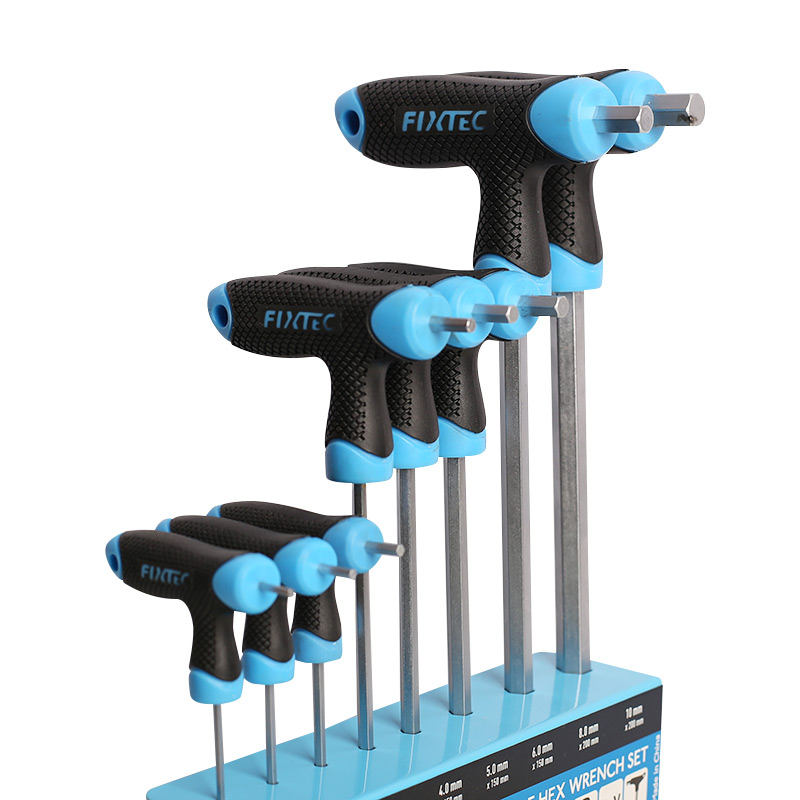 8pcs T-handle Hex Wrench Set