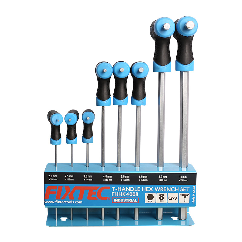 8pcs T-handle Hex Wrench Set