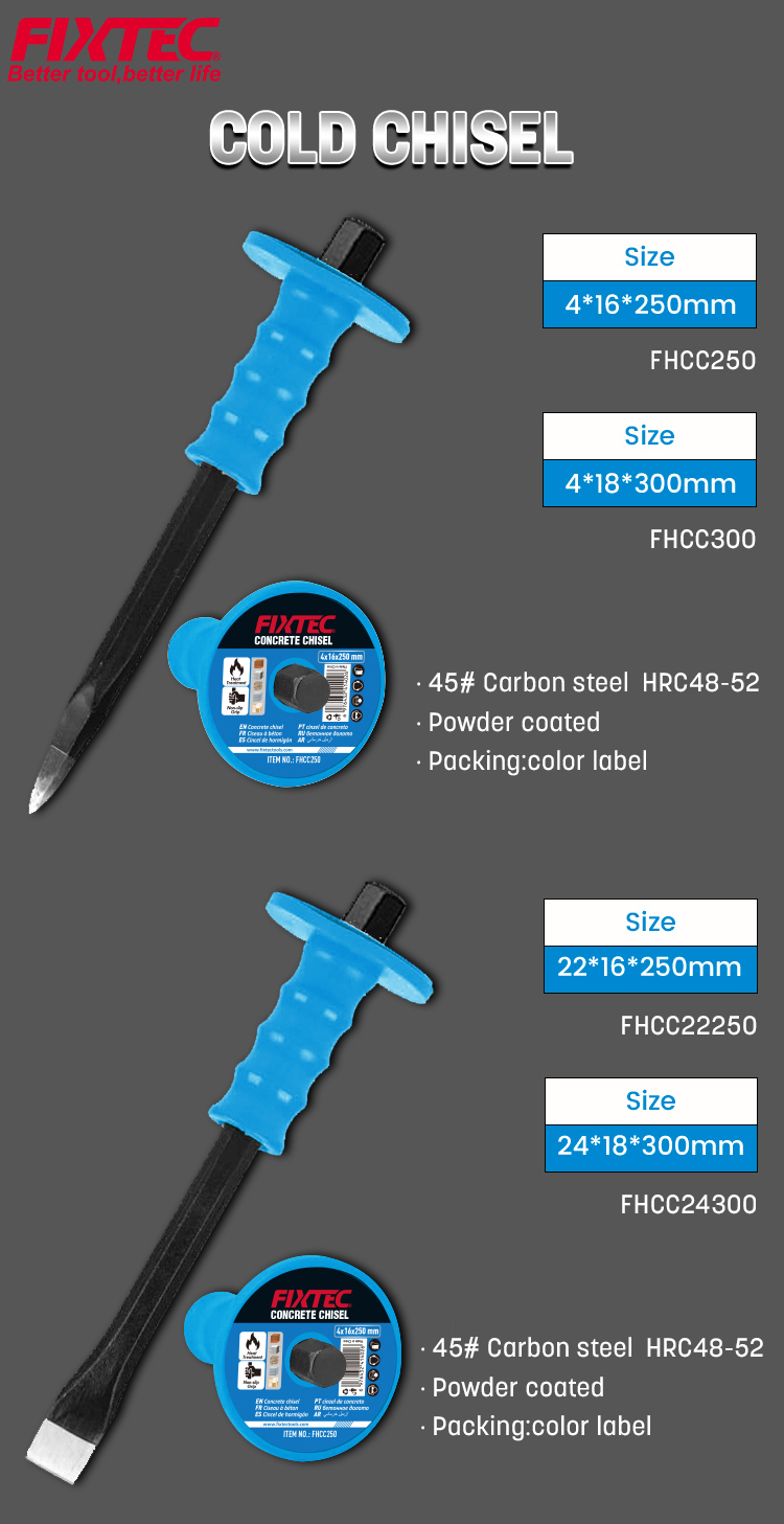 Cross Cut Cold Chisel 