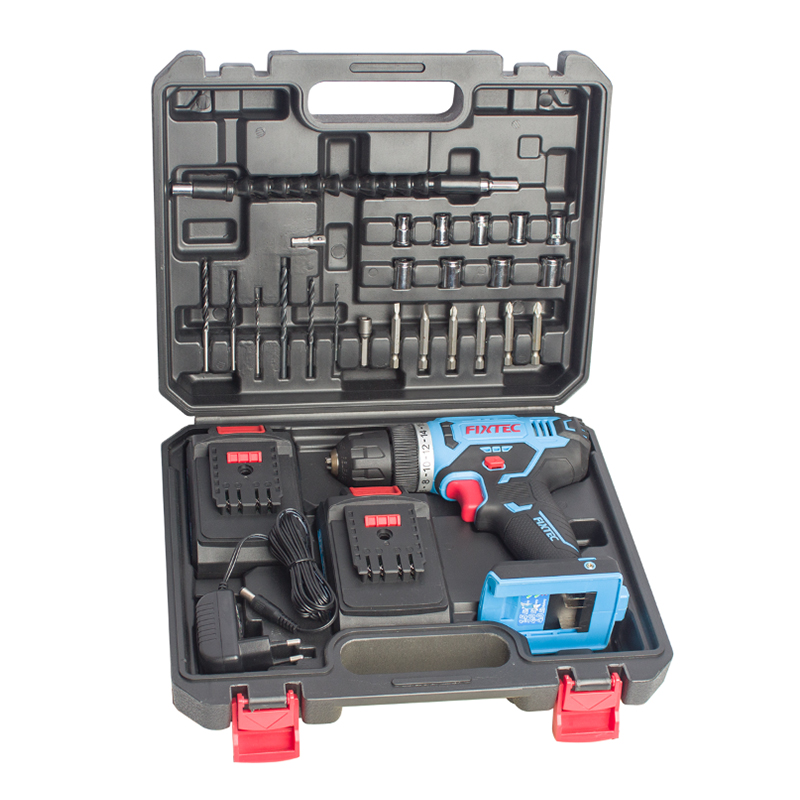 FIXTEC 20V Cordless Drill Kit