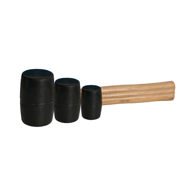 Rubber Hammer Wooden Handle