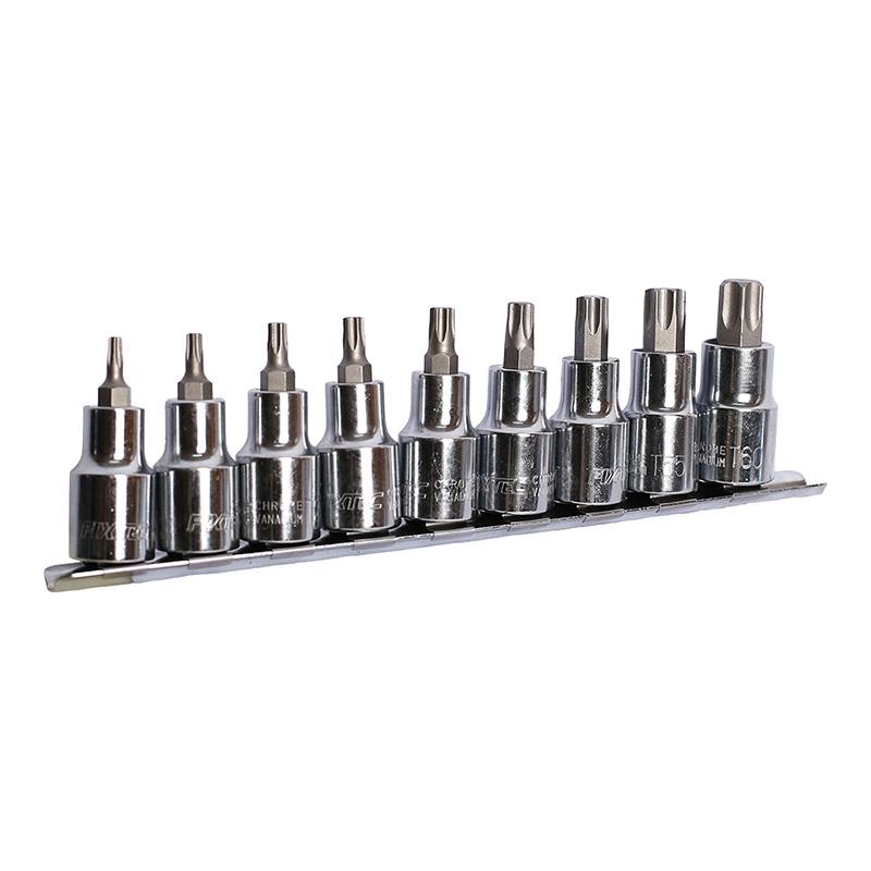 9PCS 1/2" Dr.Torx Bit Socket Set