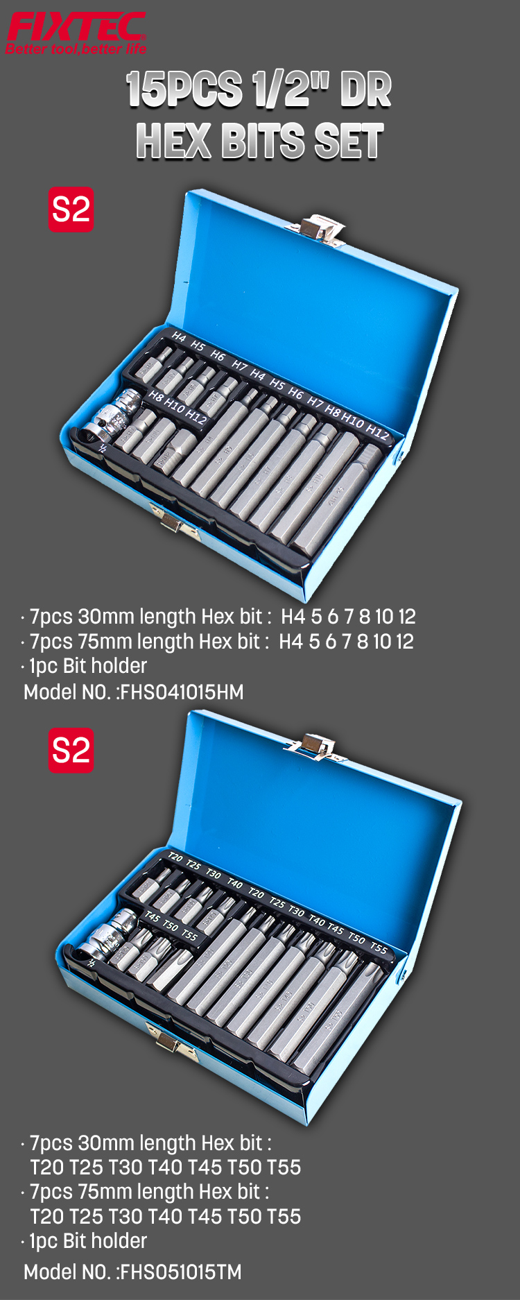 metric hex bit set