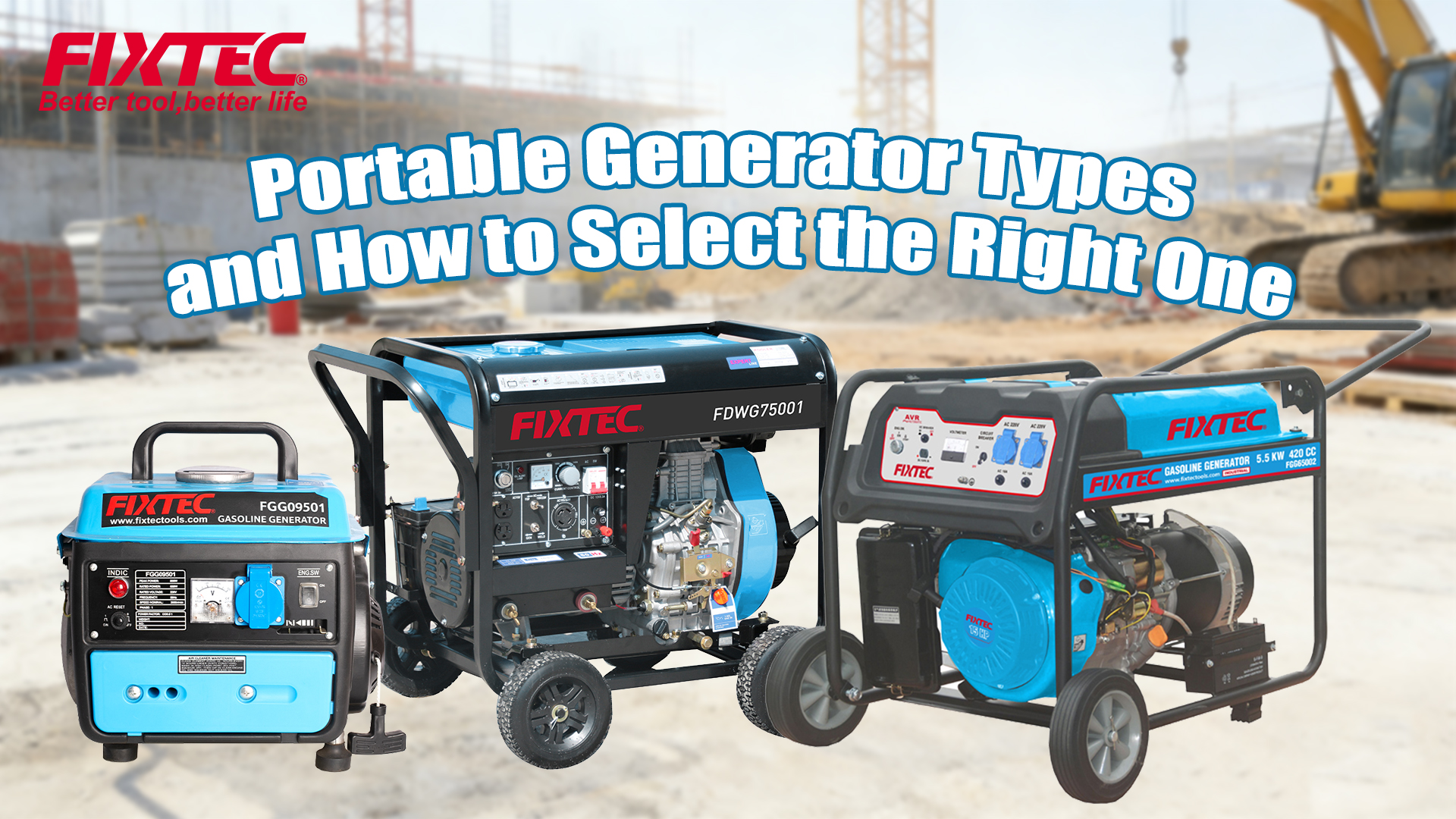 Portable Generator Types and How to Select the Right One