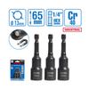 3Pcs Deep Magnetic Nut Socket Set