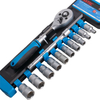 12PCS Ratchet Handle with Sockets Set