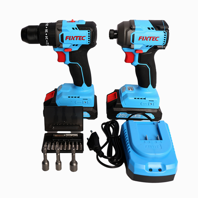 20V Li-ion Cordless Brushless Impact Drill +Brushless Impact Driver Kit 