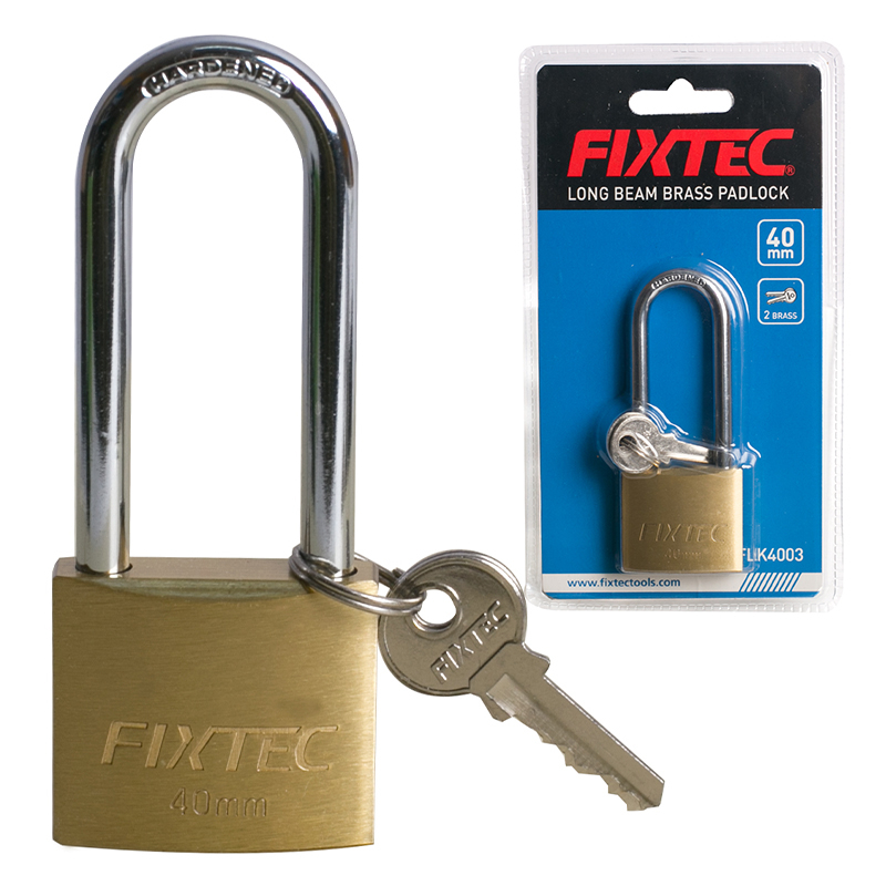 Brass Long Shackle Padlock 