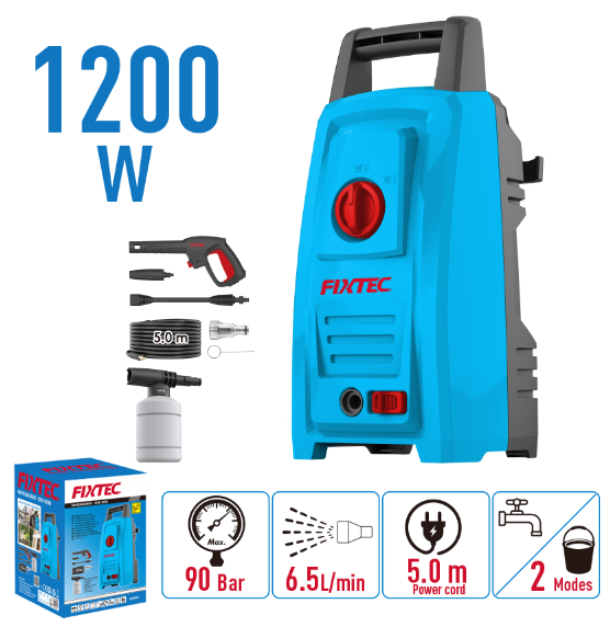 1200W 90Bar High Pressure Washer 