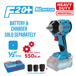 550Nm Cordless Brushless Impact Wrench