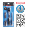 4pcs 3/8" Spark Plug Socket Set