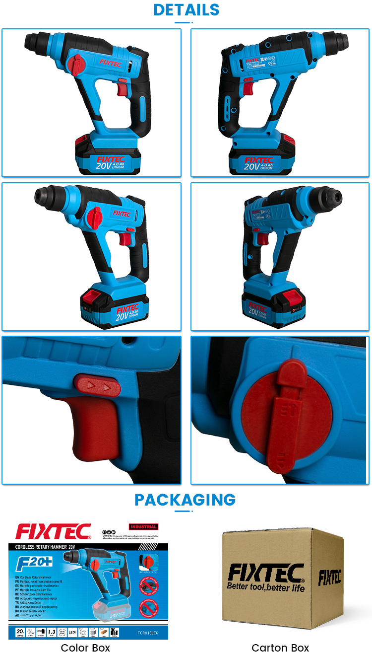 20v cordless rotary hammer