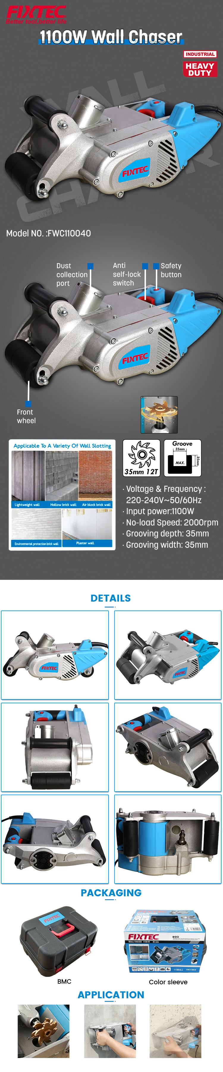 wall chaser machine