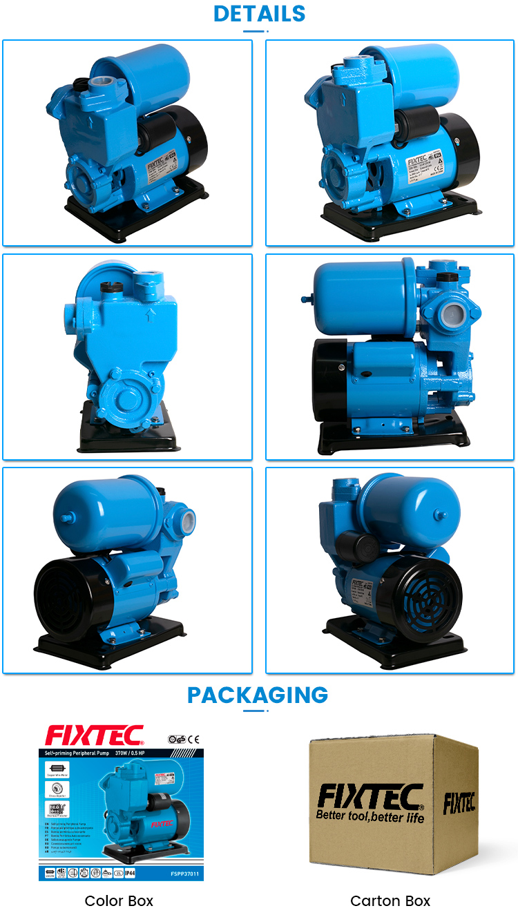 self-priming water pump