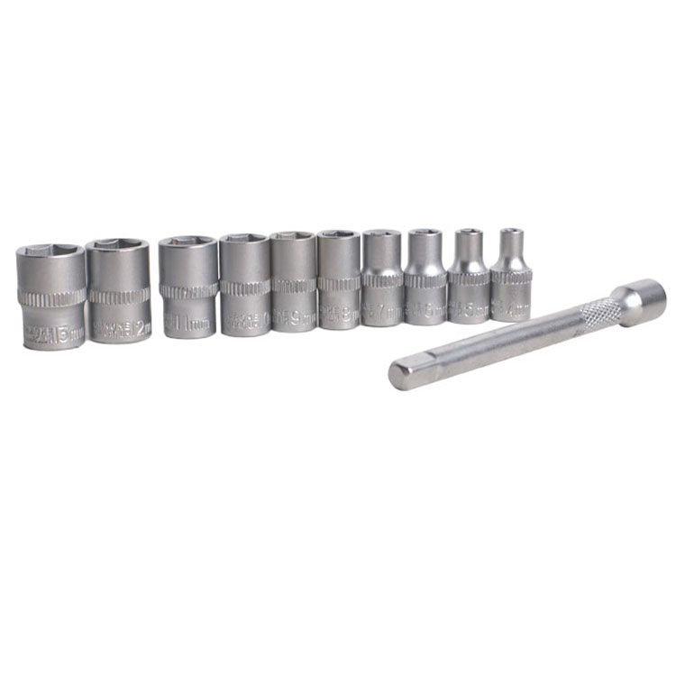 12PCS Ratchet Handle with Sockets Set