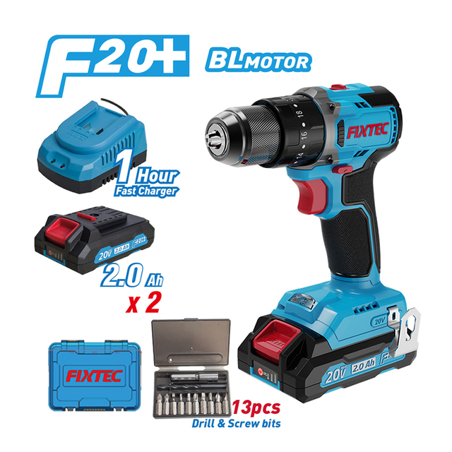20V Li-ion Cordless Brushless Impact Drill 