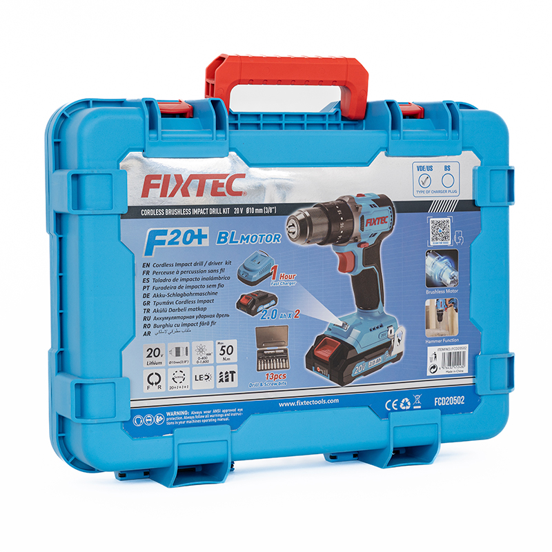 20V Li-ion Cordless Brushless Impact Drill 