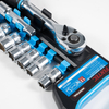 12PCS Ratchet Handle with Sockets Set