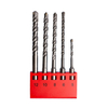 5pcs SDS+ Hammer Drill Bits Set 5mm/6mm/8mm/10mm/12mm