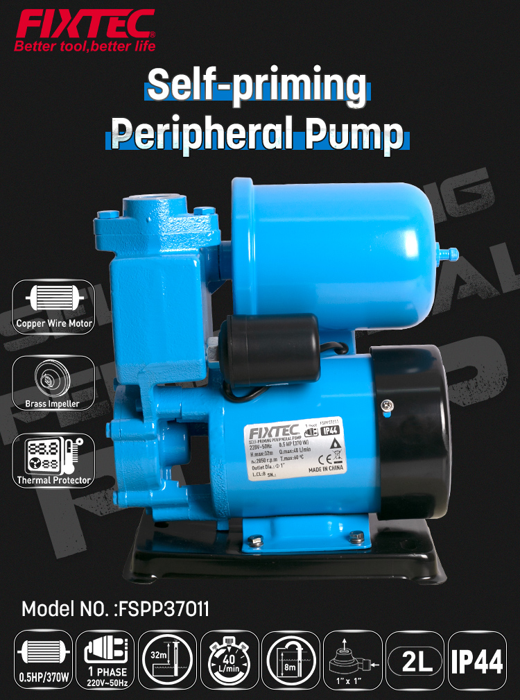 self priming peripheral pump