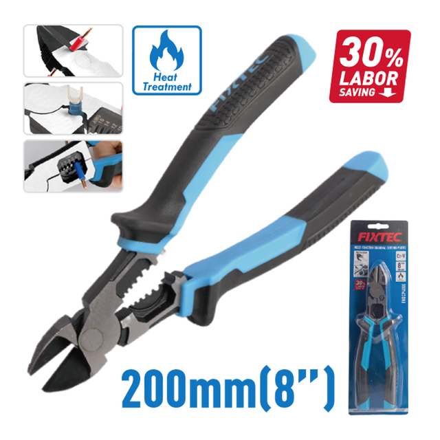 8” Multi-function Diagonal Cutting Pliers 