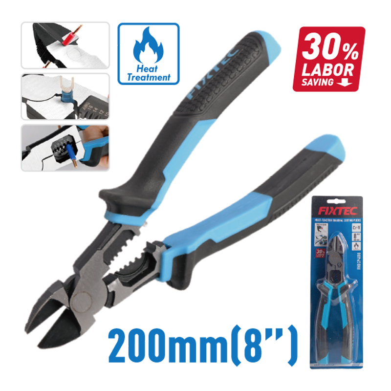 8” Multi-function Diagonal Cutting Pliers 