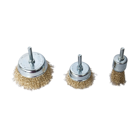 1" 2'' 3'' Wire End Brush with Shank