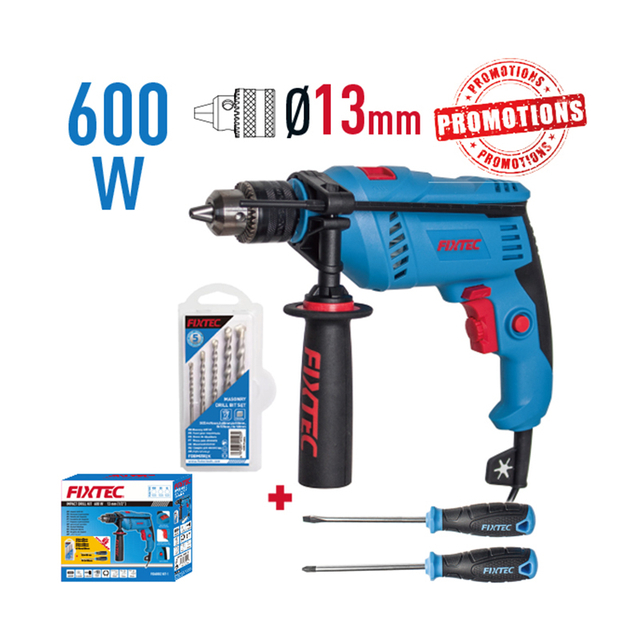600W Impact Drill Set