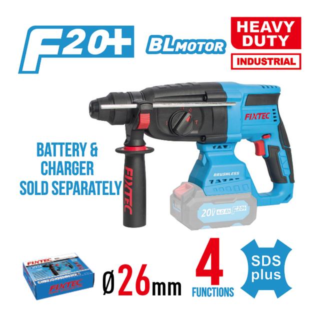 20V Li-ion Brushless Rotary Hammer 