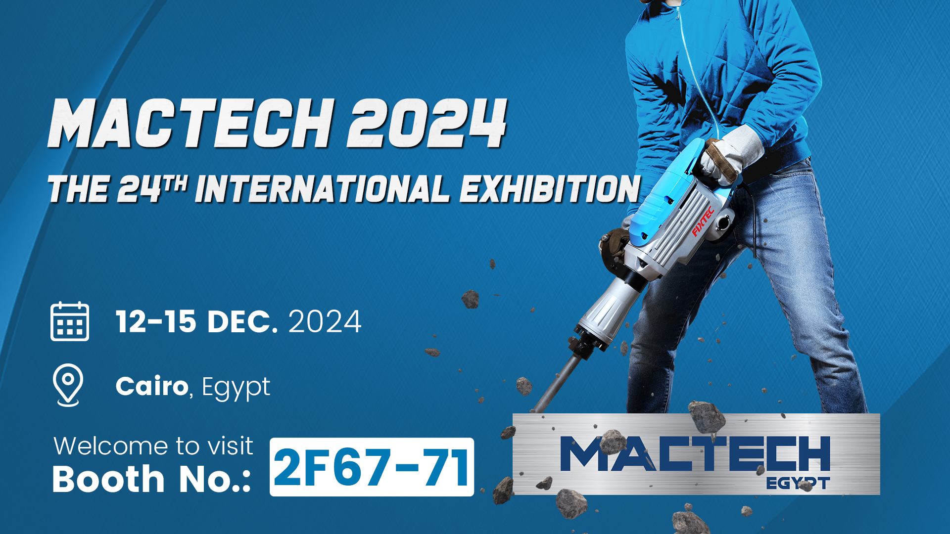 Join FIXTEC at 2024 MACTECH in Egypt