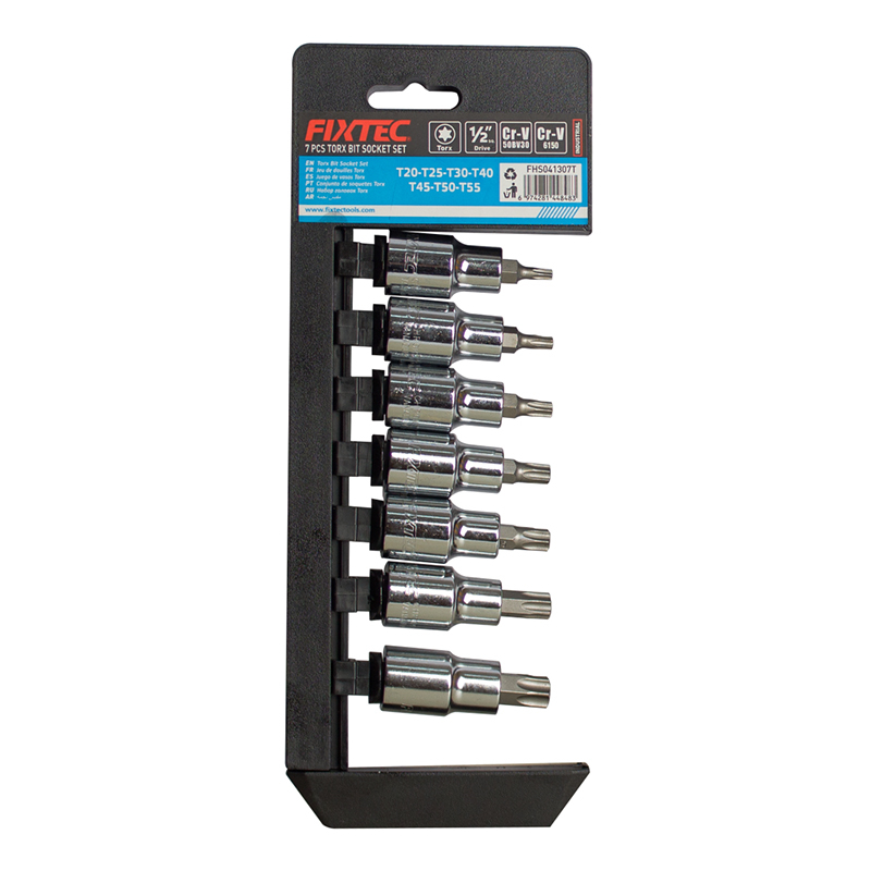 7PCS 1/2" Dr Torx Bit Socket Set