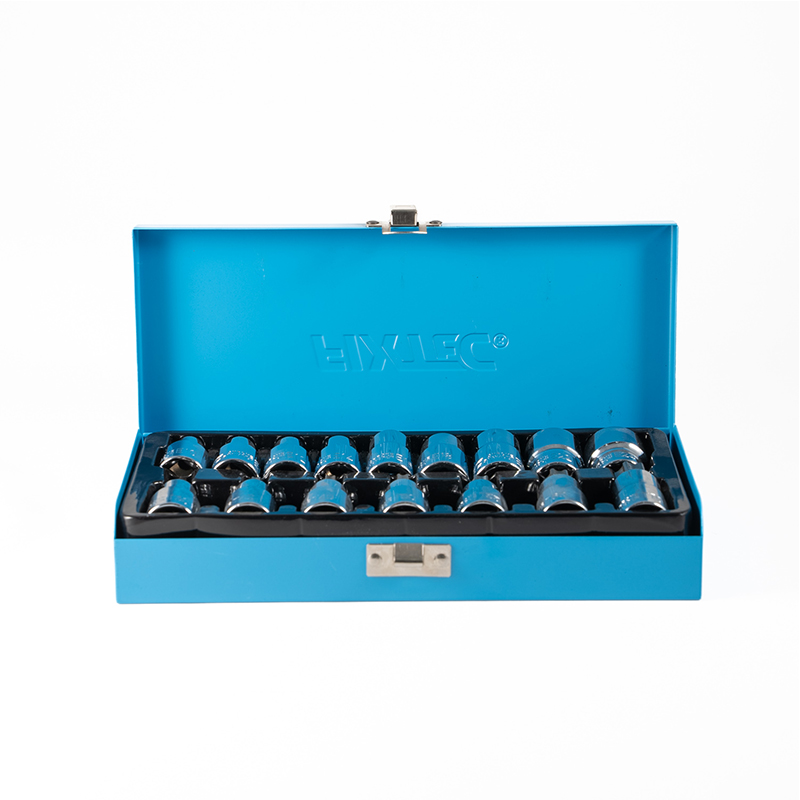 17PCS 1/2"Dr.E Type &Torx Bits Socket Set