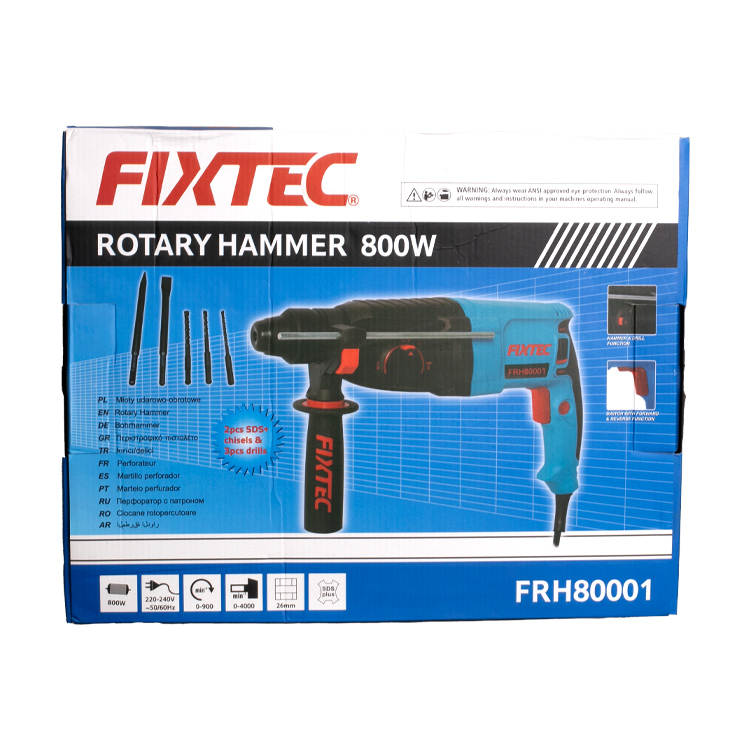 FIXTEC 800W 26mm Rotary Hammer