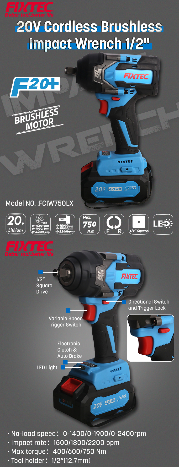 battery impact wrench