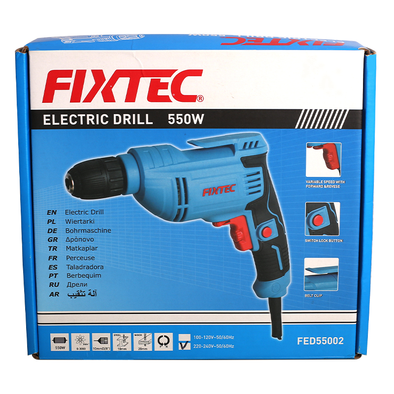 Taladro Eléctrico Portátil Fixtec Power Tool 550W 10mm - Promart