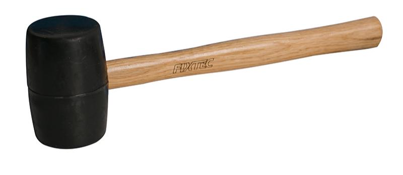 Black rubber mallet hammers