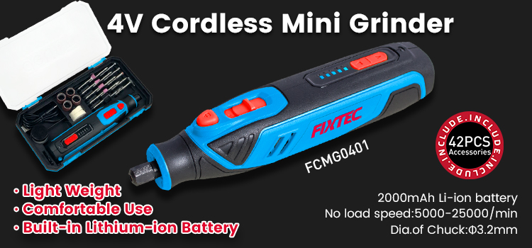 FIXTEC 4V Cordless Mini Grinder