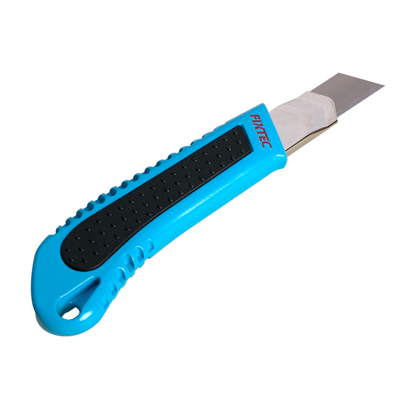 18mm Utility Knife Aluminum-Alloy with TPR Grip 
