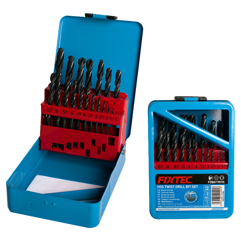 19pcs HSS Drill Bit Set