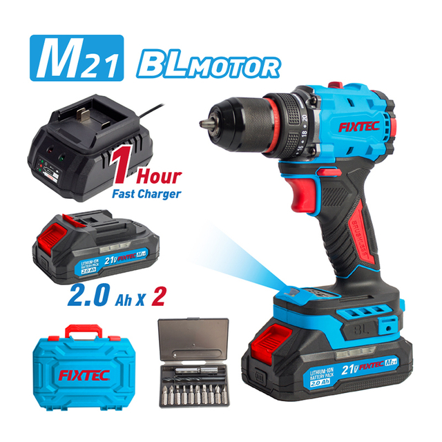 21V Li-ion Cordless Brushless Drill