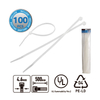 White Cable Tie 100pcs