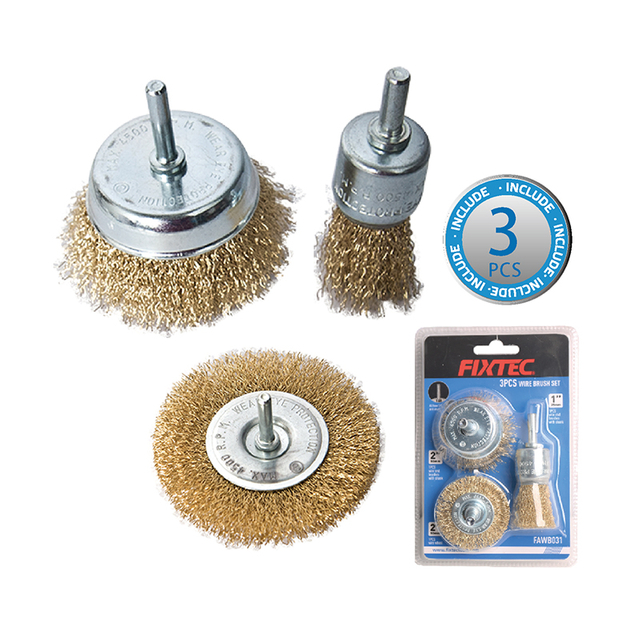 3pcs Wire Brush Set 