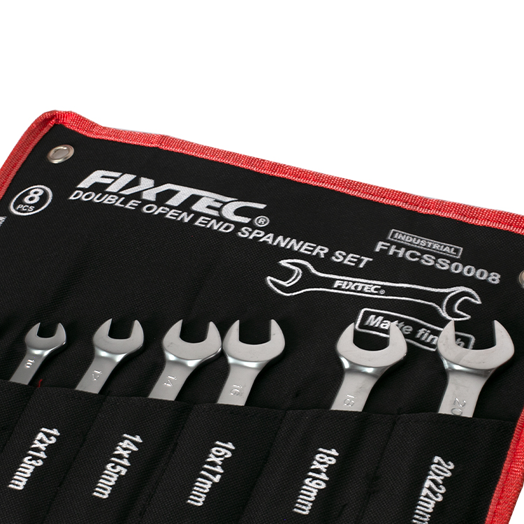 Double hand deals spanner set