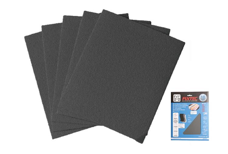 fine waterproof abrasive paper