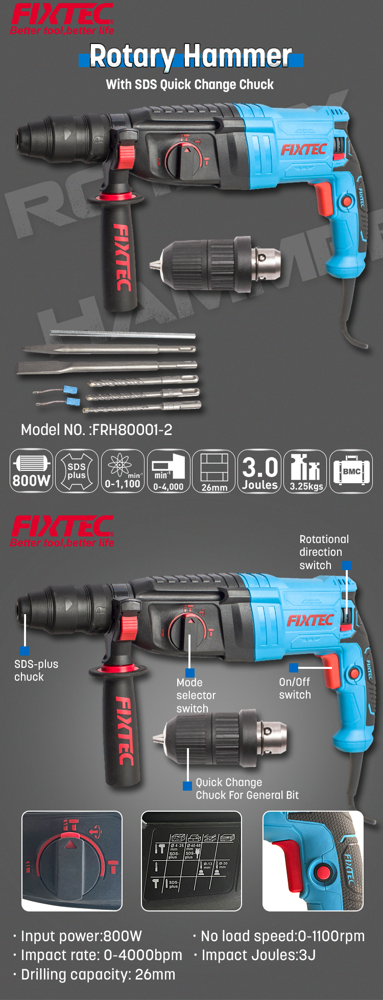 rotary hammer drill