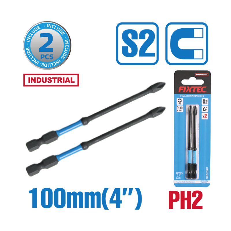 Impact Screwdriver bits set 2pcs