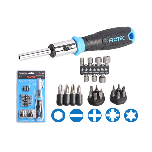 24pcs Ratchet Screwdriver Set 